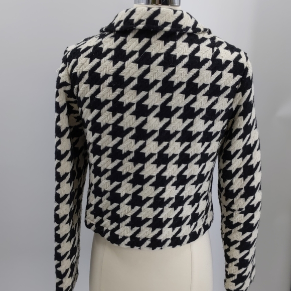 Coco and Chase houndstooth 1-buttonblazer-sz M - Picture 5 of 8